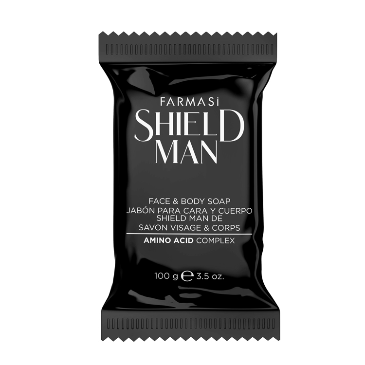 image of Shield Man Jabón para Cara y Cuerpo